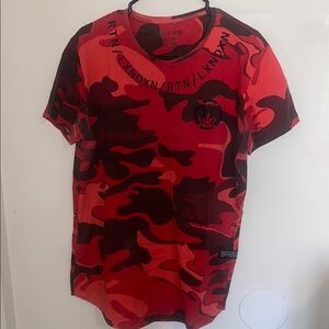 Rusty Neal T-Shirt Red Camouflage